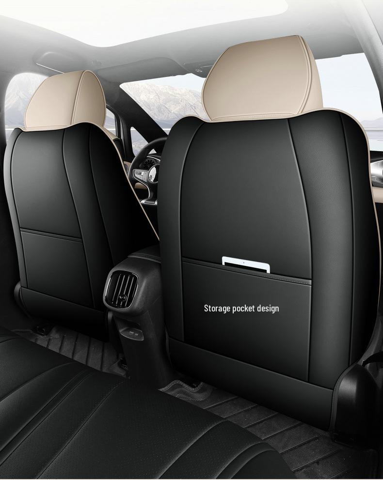 25 BYD Dolphin Leather Seat Covers, All-Season, Breathable, Full Coverage for Intelligent Driving Version
