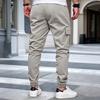 Men's Pants Multi-Pockets Joggers Men Sweatpants 2026 New Casual Solid Cargo Pants Men Oversize Streetwear Pants Men Trousers