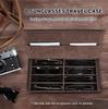 Handmade Retro Crazy Horse Leather Sunglasses Case - Genuine Leather, Portable Storage for Glasses