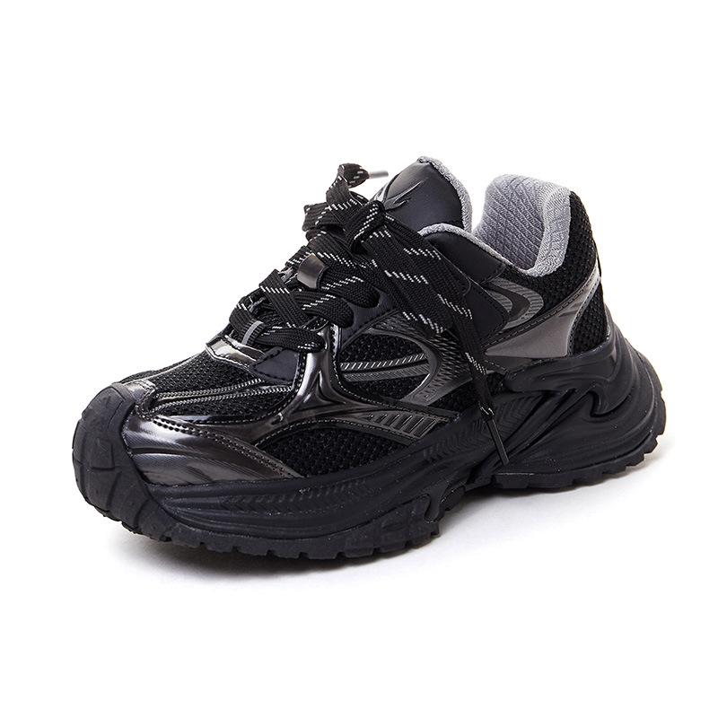 

Summer retro lightweight girls thick-soled heightening sports shoes mesh breathable parent-child casual shoes 26 yards