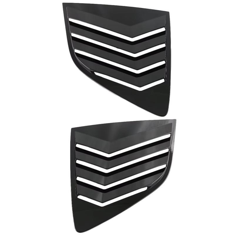 Gloss Black  Carbon Fiber Black Rear Side Window Louvers Rear Side Window Louvers Fit for Honda CR-V