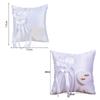 Handmade Bridal Ring Cushion Polyester Wedding Ring Holder Wedding Ring Pillow  Engagement Ceremony