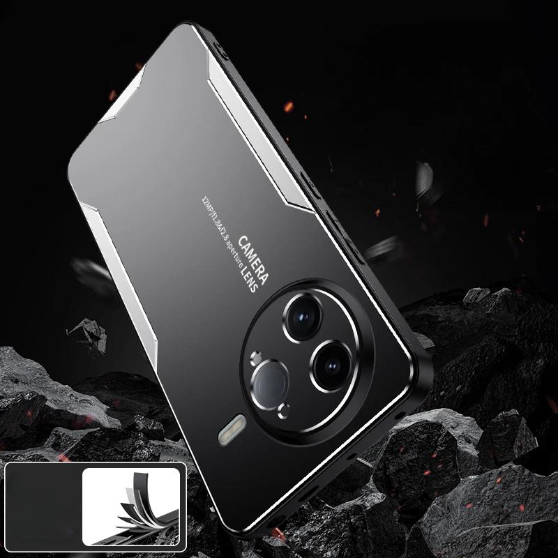 Metal Matte Hard Phone Case for POCO F7 Ultra F7ultra Camera Lens Protection Soft Silcione Bumper Shockproof Cover for POCO F7 Pro F7Pro