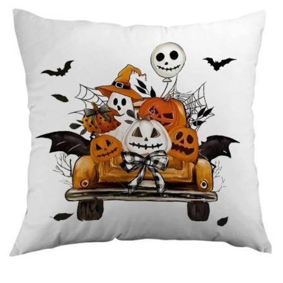 Autumn Halloween Pillow Cover Pumpkin Decorative Cushion Pillow Cover Sofa Cushion Living Room
