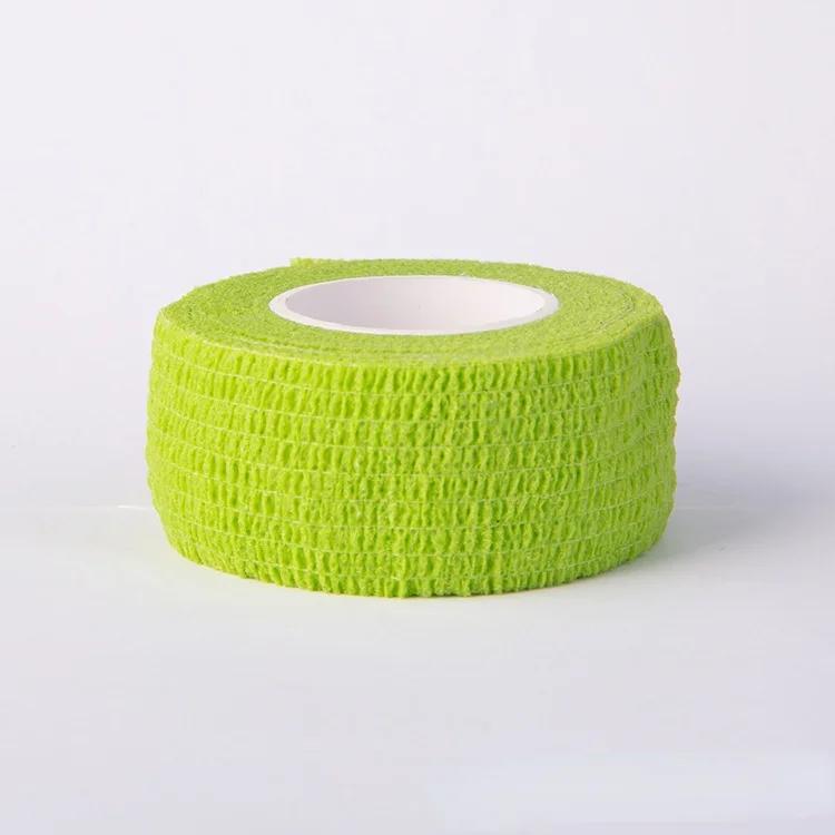 1 Roll Self Adhesive Elastic Bandage 4.5m Colorful Sports Wrap Tape for Finger Joint Knee First Aid Kit Pet Tape