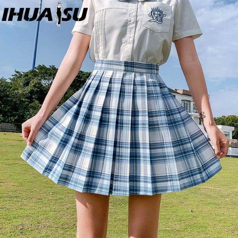 IHUASU 18 Цветов Женская Модная Повседневная Летняя Весенняя Юбка XS