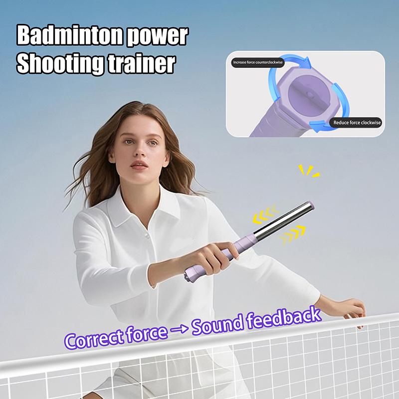1Pc Badminton Raet Swing Correction Trainer High Clear Ball Forward And Bahand Whip Tool Single Person Auxiliary Practice