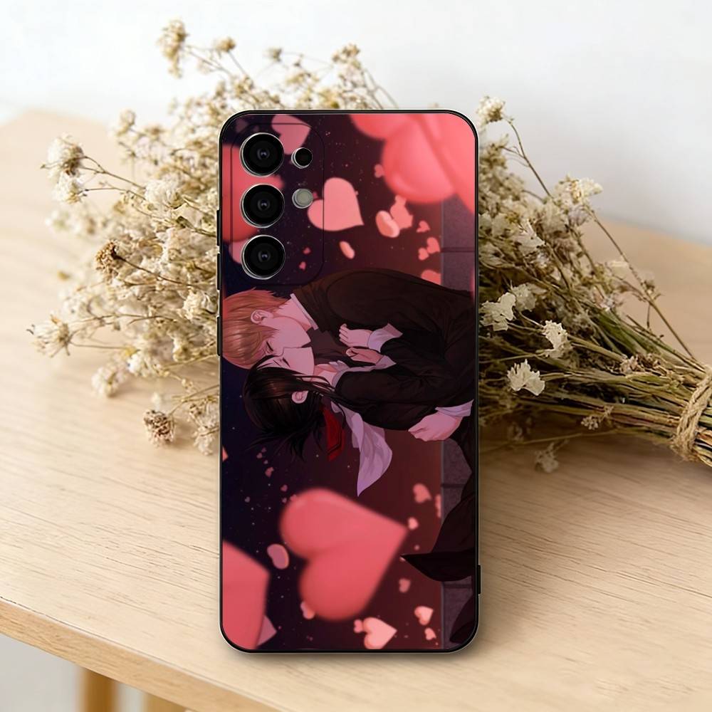 

Love is War K-Kaguya Phone Case For Samsung S25,S24,S21,S22,S23,S30,Ultra,S20,Plus,Fe,Soft Silicone Black Cover Samsung S25Plus