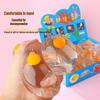 Double Yolk Transparent Egg Stress Toy for Kids - Decompression Squeeze Gift