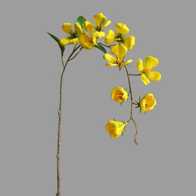 85cm Simulation Jasminblüte Langer Ast DIY Hängende Blumenstrauß Florale Anordnung Künstliche Eichenblüte