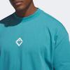 Adidas Originals Ae Foundation Letter Print Loose Fit Crew Neck Short Sleeve T-Shirt Men T-Shirts Green IT0119