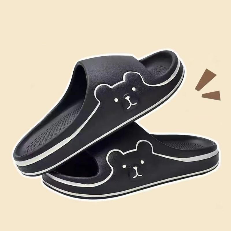 Summer Outwear Super Soft Slippers Women's Thick Sole Cute Shower Shoes Home Indoor Couple Cool Slippers