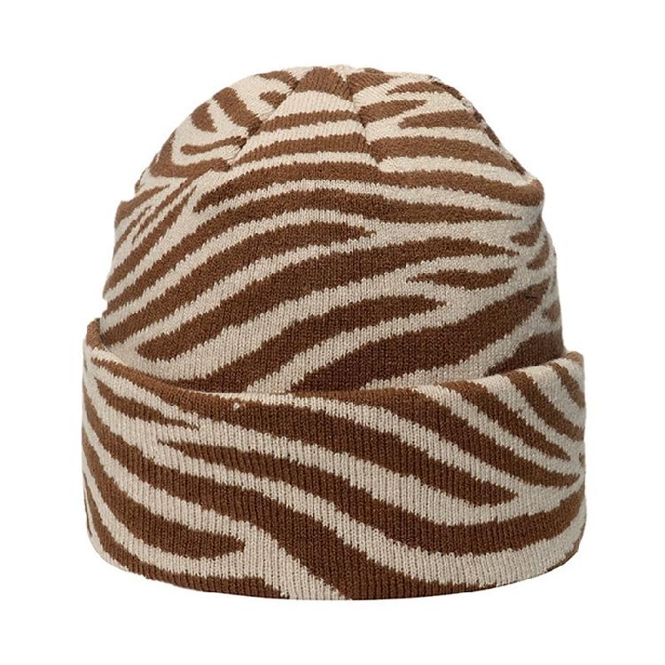 Halloween Knitting Cow Pattern Soft Unisex Hat Adult Outdoors for Ski Cycling