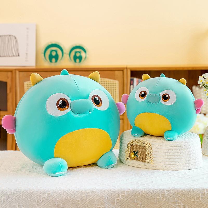 Cute Dinosaur Plush Toy 9 Inch Green Dino Stuffed Animal For Kids