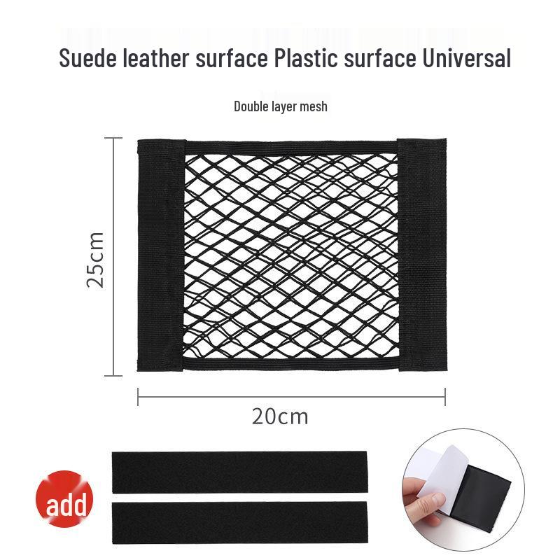 Wall-Mounted Kitchen Cabinet Adhesive Mesh Trash Bag Holder