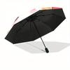 1pc Puppy Pet Automatic Open/Close Umbrella - Compact Travel Umbrella, 8-Rib Heavy-Duty Construction, Ideal Gift, Outdoor Accessory, Stylish