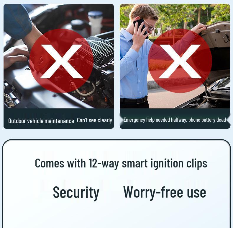 Multifunctional Car Jump Starter & Air Pump Emergency Kit