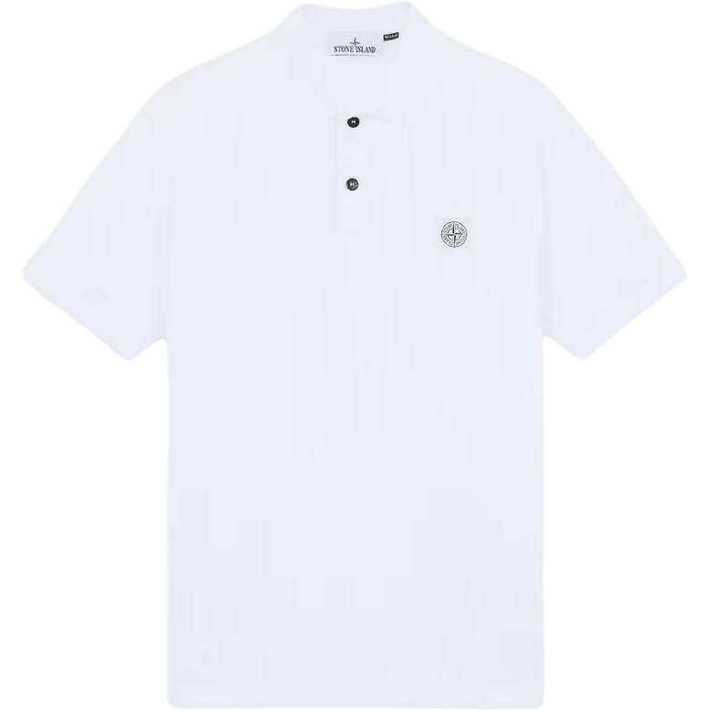 

Stone Island Logo Button Short Sleeve Polo Shirt Men Polo Shirts White K1S1522000-2RS0039-V0001 L