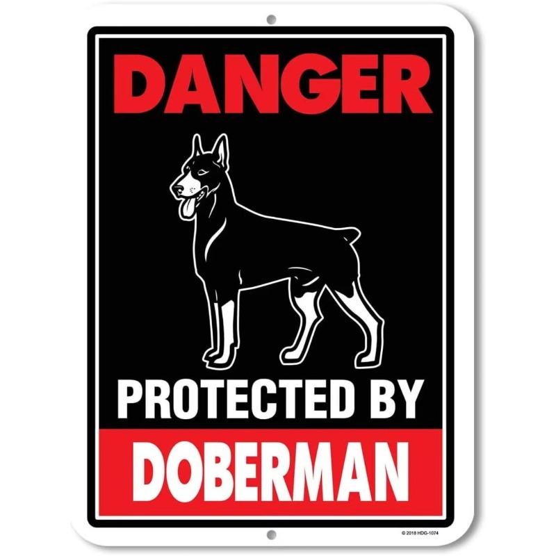 Wild Animal Warning Metal Sign Funny Pet Decor 20x30cm