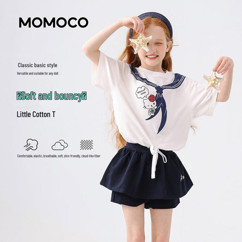 MOMOCO Girls  Summer Short Sleeve T-Shirt