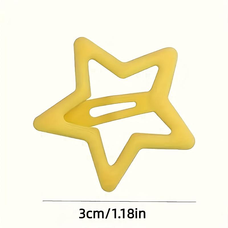 10/20/30/40/50 Pieces of the Star Design Dopamine Cute Sweet Girl Colorful Hairpin | Back-to-School Season Accessories