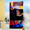 Messi's Wall Pose Beach Towel Super Soft Microfiber Quickdry Fabric Comfortable Lightweight