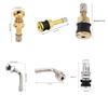 10PCS/20PCS Brass Material Truck Valve Stems Rubber Sealing Base Tire Valve Stems  Tire Shop