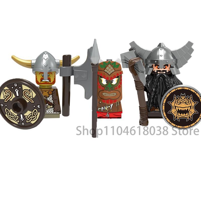 Medieval Military Noble Knights Building Blocks Figures Accessories Helmet Armor Shield Sword MOC Bricks Toys Friends Gifts