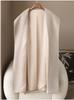 Women's 2026 Spring New Long Wool Double-Faced Coat with Large Lapel and Belted Waist