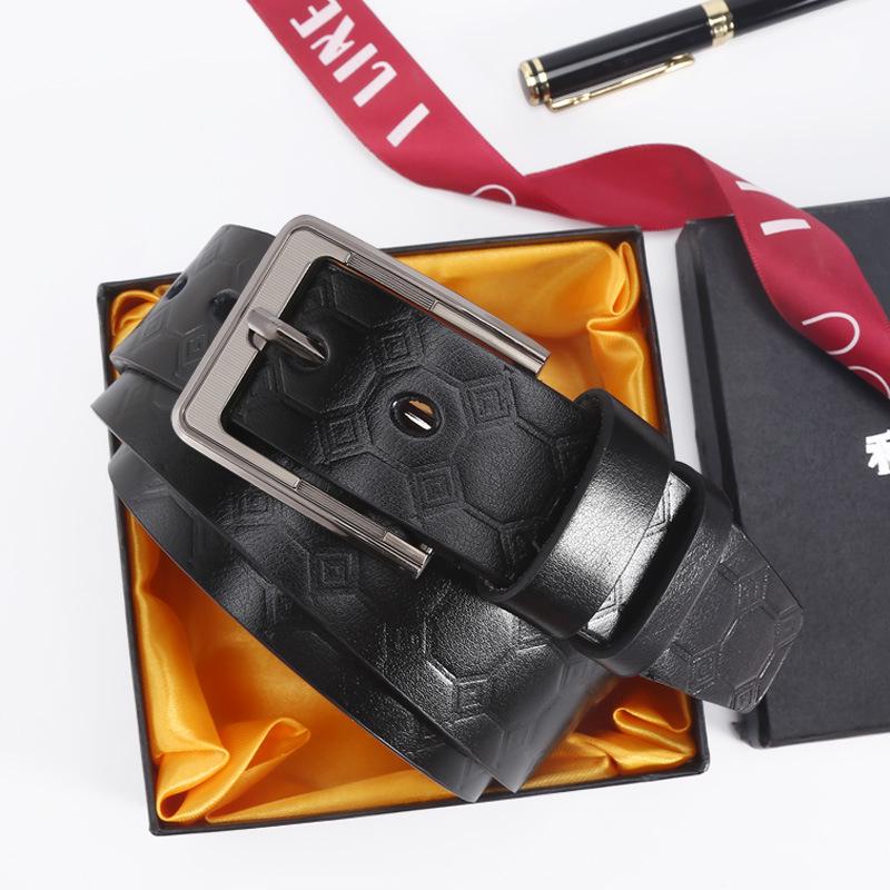 European & American Casual Men's PU Leather Pin Buckle Belt