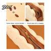 Compact Plush Organizer Stuffed Biscuit Cookie Stationery Shape for School Bag Soft Pencil Tactile Container Case Large Capacity Cosmetic