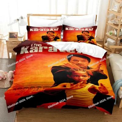 Set lenjerie de pat Karate Kid Băieți Fete Twin Queen Size Husă de pilota Față de pernă Pat Copii Adulti Moda Textile pentru casaextile