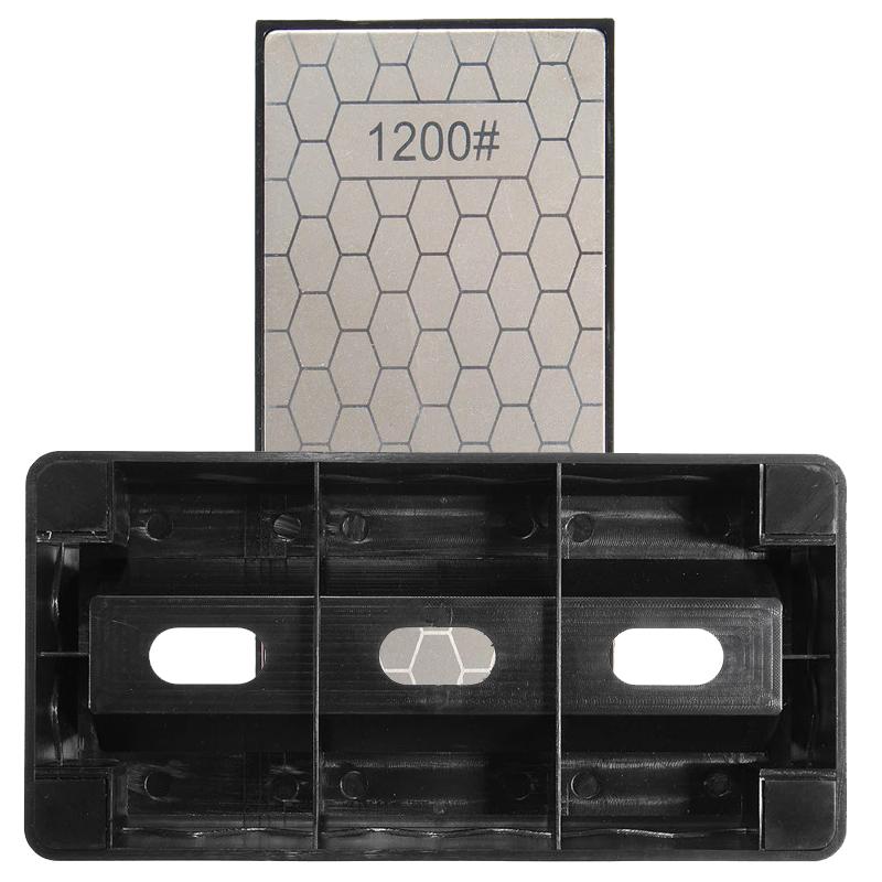 Double-Side Base Diamond Sharpening Stone Whetstone Knife Kitchen Grit Chef Knife Grinding 400/600/1000/1200 Grit Sharpener