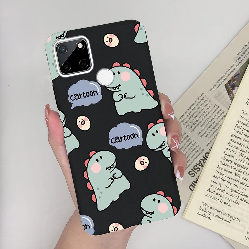 For OPPO Realme C25 C25S C25Y Case Cartoon Soft Silicone Matte Shockproof Phone Back Cover For Realme C 25 S Y Capa Funda Coque