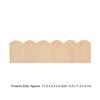 12pcs 1:12 Dollhouse Wooden Shingles Miniature Roof Tiles Decoration Accessories