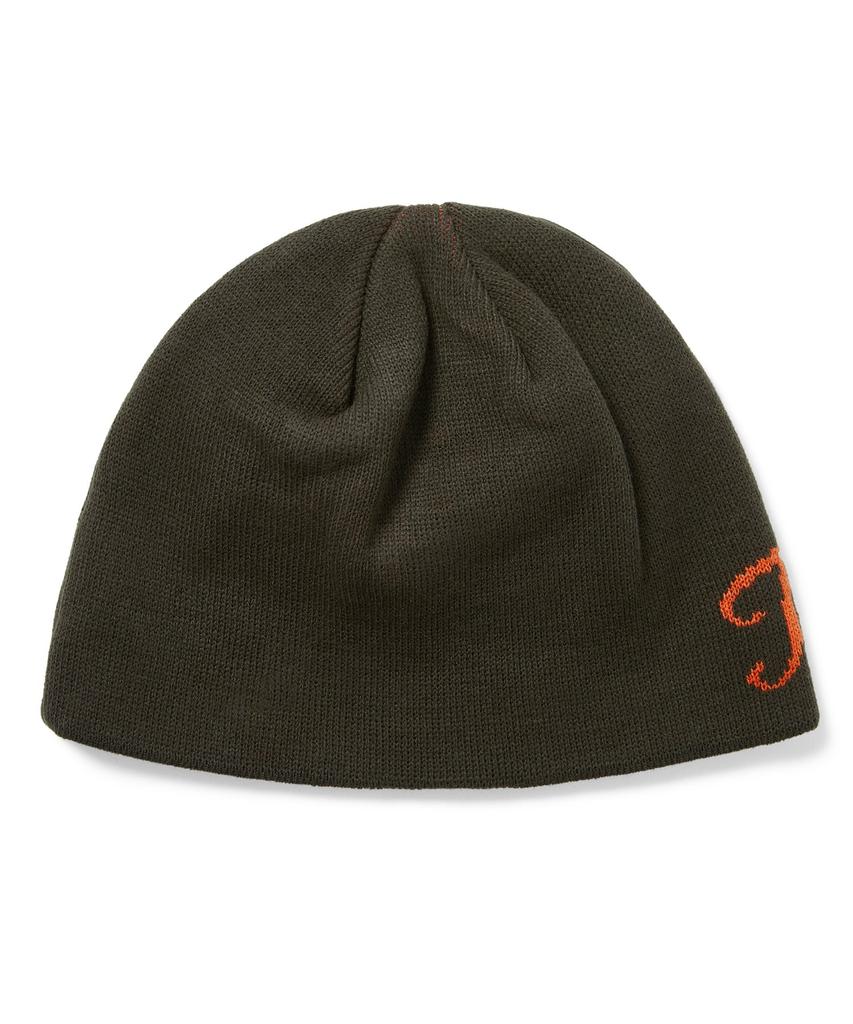 THISISNEVERTHAT Script Logo No Cuff Beanie Olive