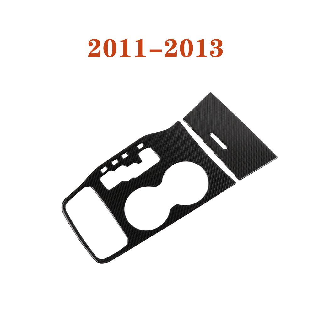 Car Gear Shift Water Cup Holder Panel Decoration Cover for Jeep Grand Cherokee 2011-2018 2019 2020 2021 Interior Accessories 2011-2013CarbonFibre