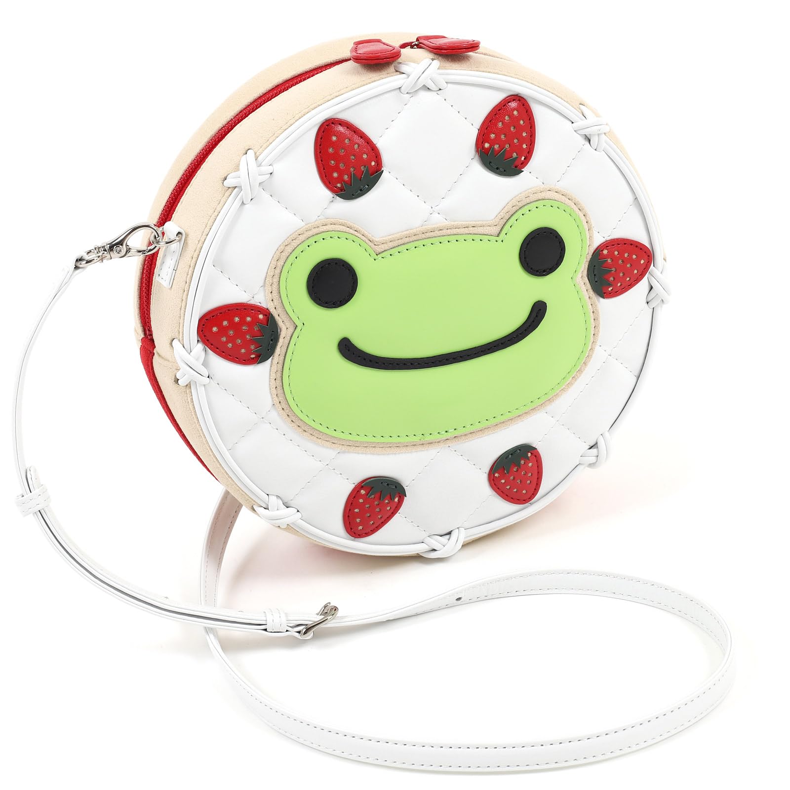 

Pickled Frog Shoulder Bag Shopper 90001 [Kitamura] Original Present Y-1418 Women s White/Combined [White]