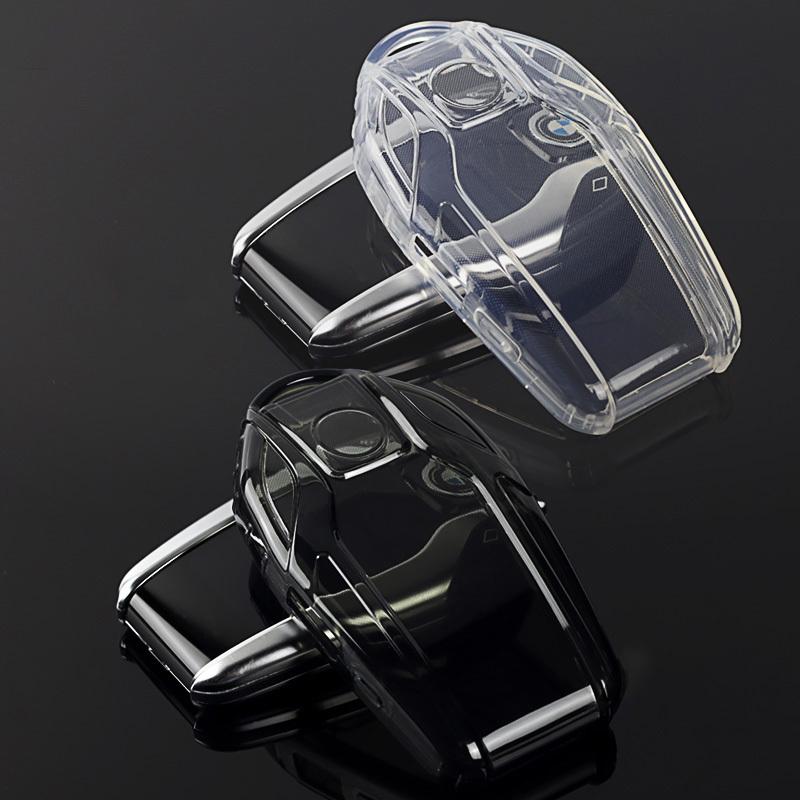 Transparent Soft TPU Remote Car Key Cover Case For Bmw X5 G05 g30 X3 G01 G31 X4 G02 G32 I8 X7 M5X F20 Keyless Car Accessories