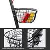 E Bike Basket Scooter Front Basket Holder Rust Resistant Steel Bicycle Basket Cycle Front Basket Replacement for