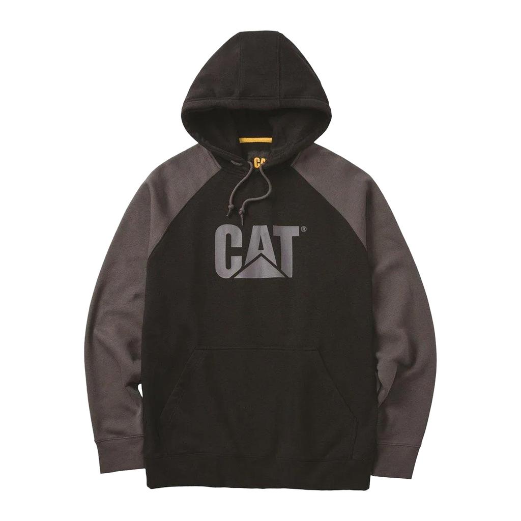 CAT Lifestyle Mens Hooded Raglan Sweatshirt