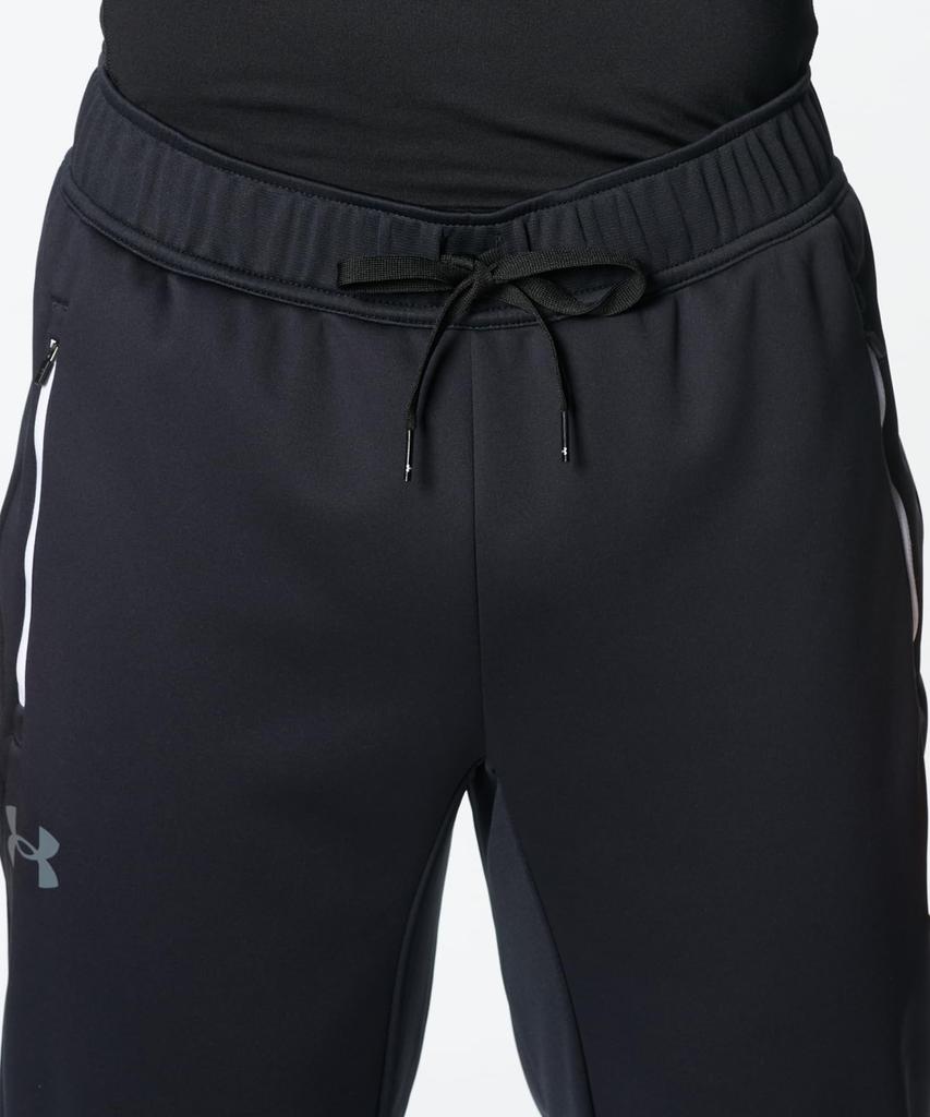 Under Armour UA Winter-Strickhose Schwarz Pitch Medium 3-Lagen, Grau,
