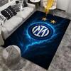 Blue Lightning Star Set Designed floor mat, suitable as a non-slip mat for the living room or bedroom sofa