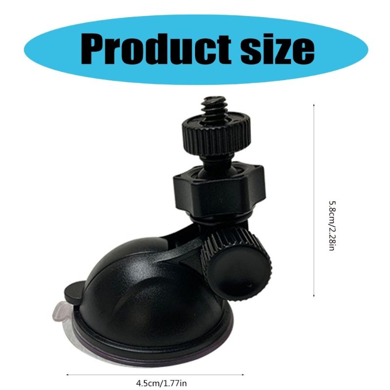 multifunction Dashboard Camera Suction Mount with Adjustable Joints Windshield Dashboard Camera Holder Strong for Various Car Camera