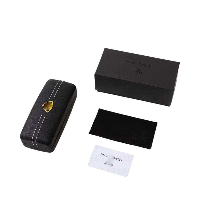 

Модные солнцезащитные очки Maybach 2025 года, унисекс, с большой оправой - Европейский и американский стиль, для вождения