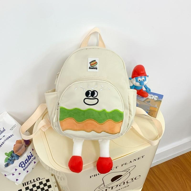 Twin Shoulder Minimalist Bag For Kids Unique Niche Design Cute Unisex Backpack