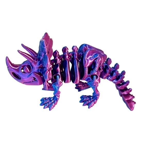 

3D Printed Dinosaur Figurine Movable Joints Tyrannosaurus Mosasaur Stegosaurus Ankylosaur Pterosaur Velociraptor Model Stress Relief Dino Fidget Toy J