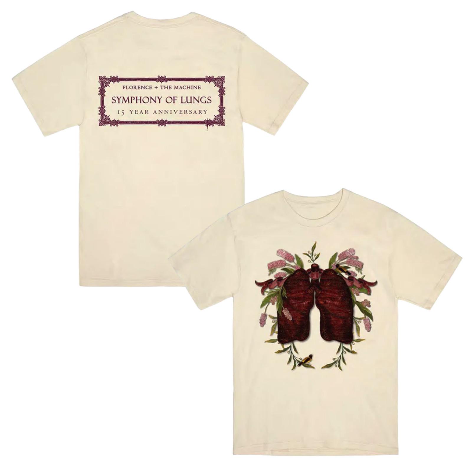 Florence and the Machine Everybody Natural Lungs T-shirt S разноцветный
