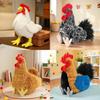 Plush Chicken Toy With Polyester Fiber Fill For Kids And Adults