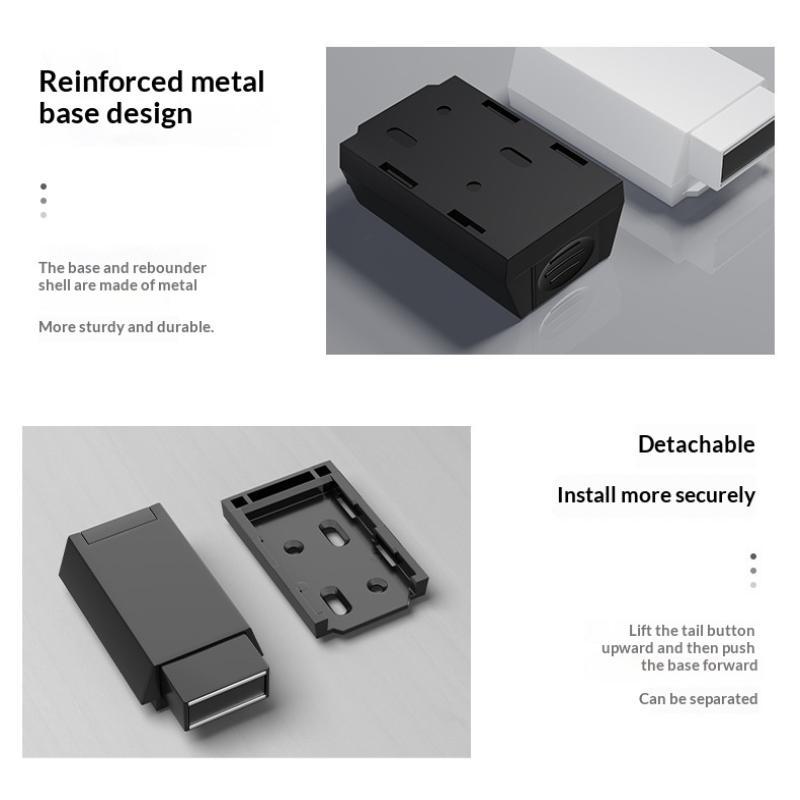 High Elastic Rebound Push To Open Cabinet Magnetic Latch Heavy Duty Strong Suction for Home Wardrobe Drawer Cupboard
